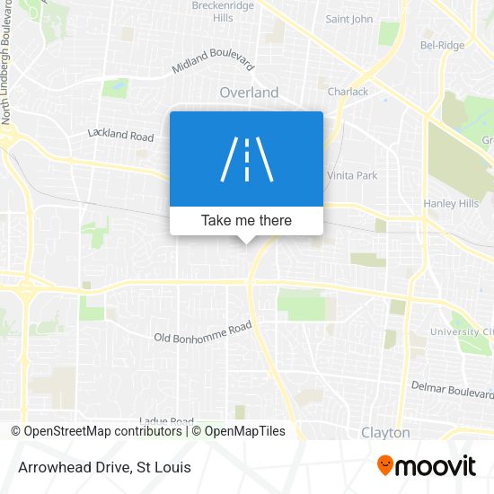 Mapa de Arrowhead Drive