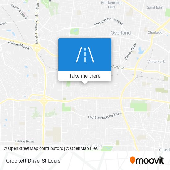 Crockett Drive map