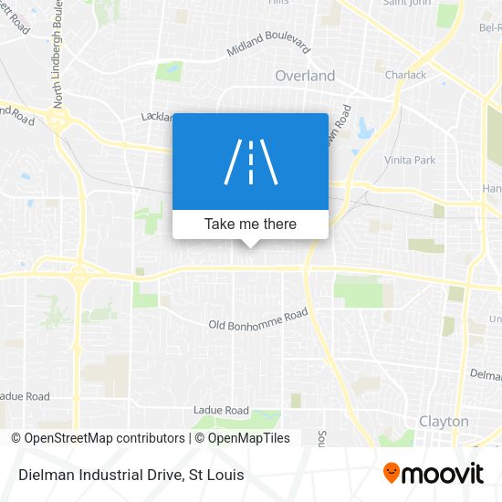 Dielman Industrial Drive map