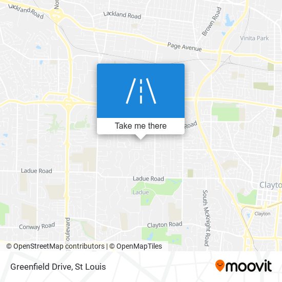 Mapa de Greenfield Drive