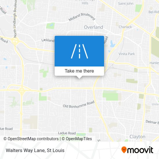 Mapa de Walters Way Lane