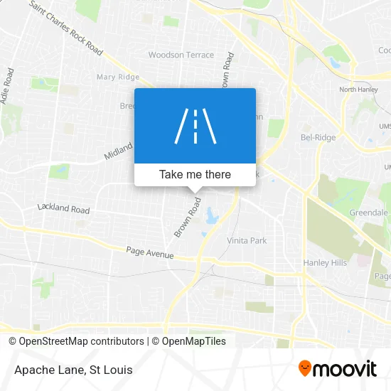 Apache Lane map