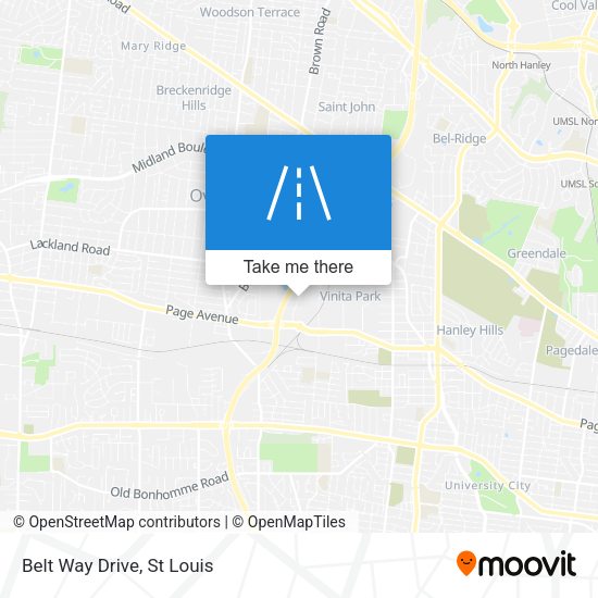 Mapa de Belt Way Drive
