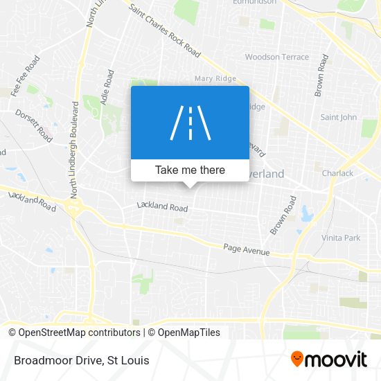 Mapa de Broadmoor Drive