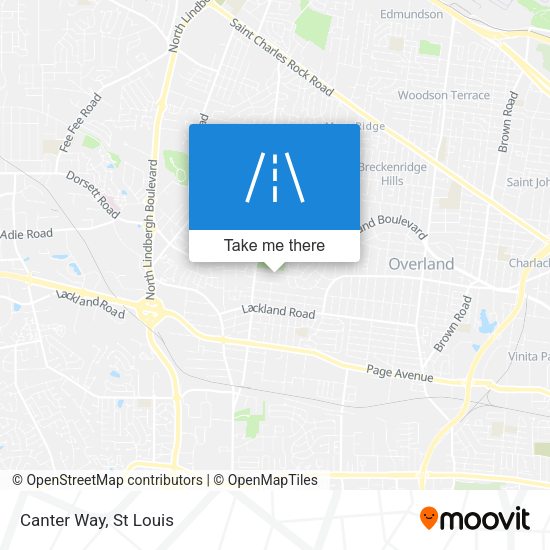 Mapa de Canter Way