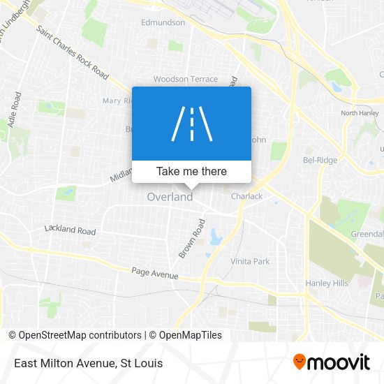 East Milton Avenue map