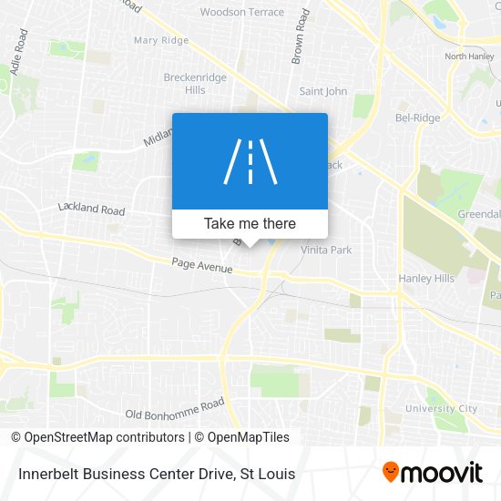 Innerbelt Business Center Drive map
