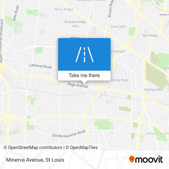 Mapa de Minerva Avenue