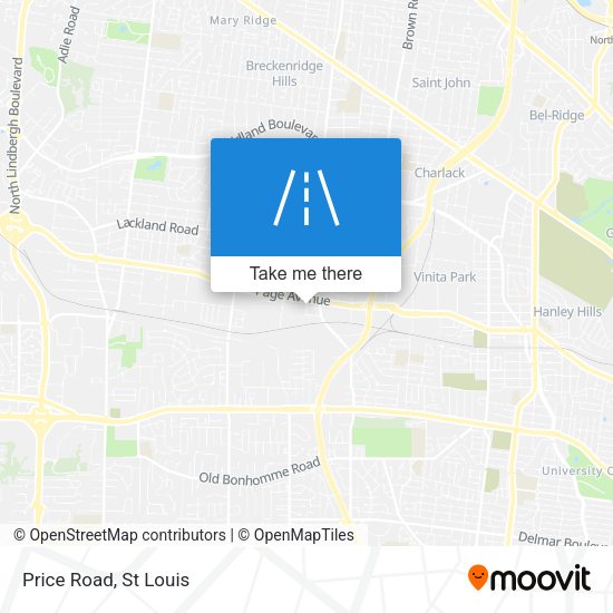 Mapa de Price Road