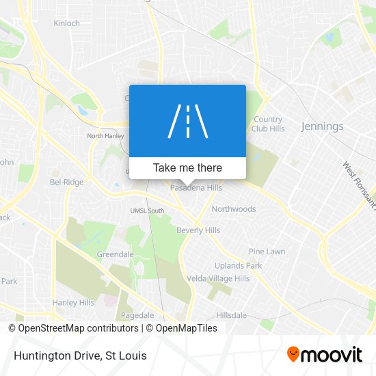 Mapa de Huntington Drive