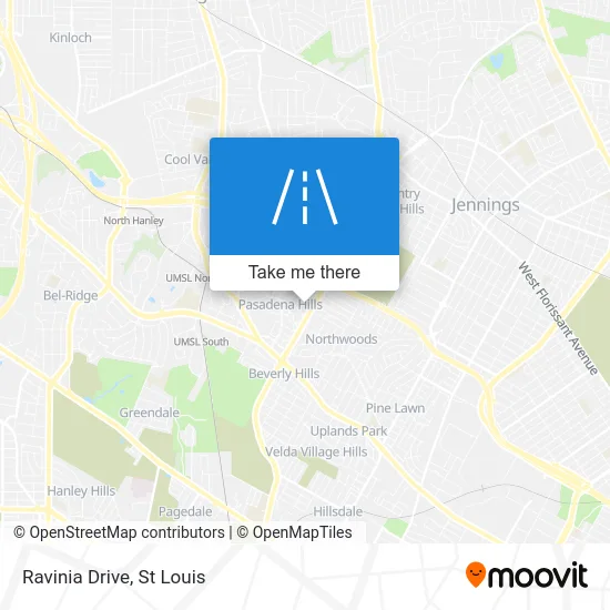 Ravinia Drive map