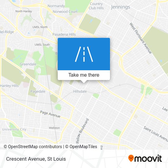Mapa de Crescent Avenue