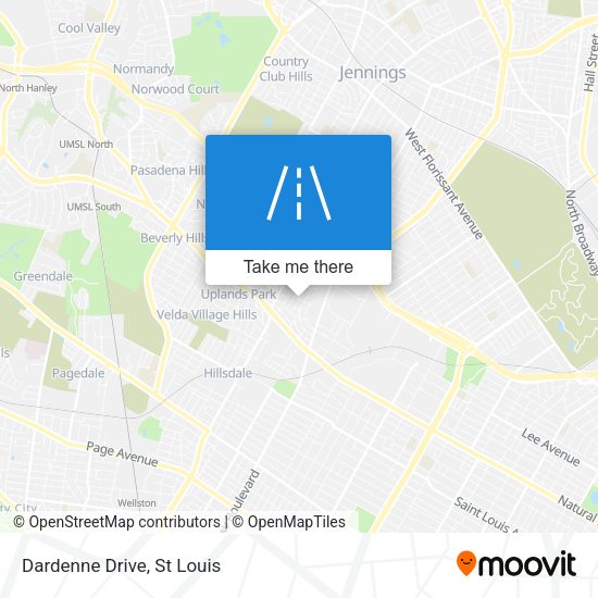 Mapa de Dardenne Drive