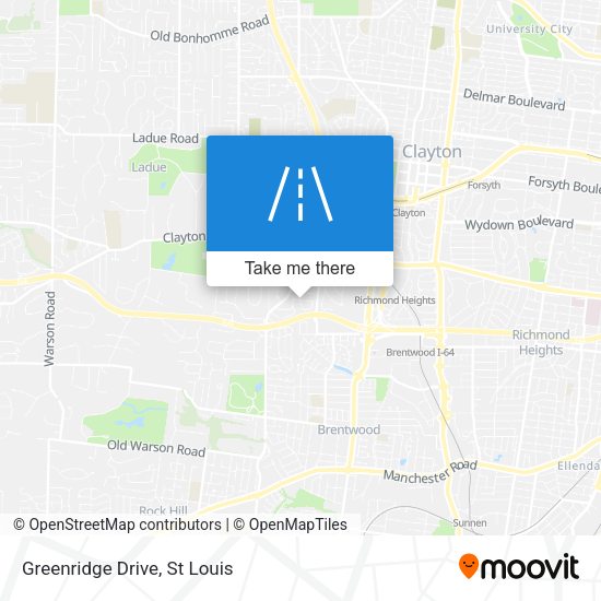 Mapa de Greenridge Drive