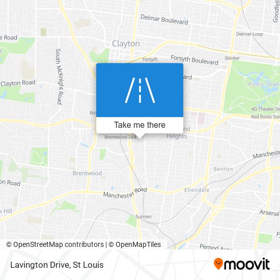 Lavington Drive map