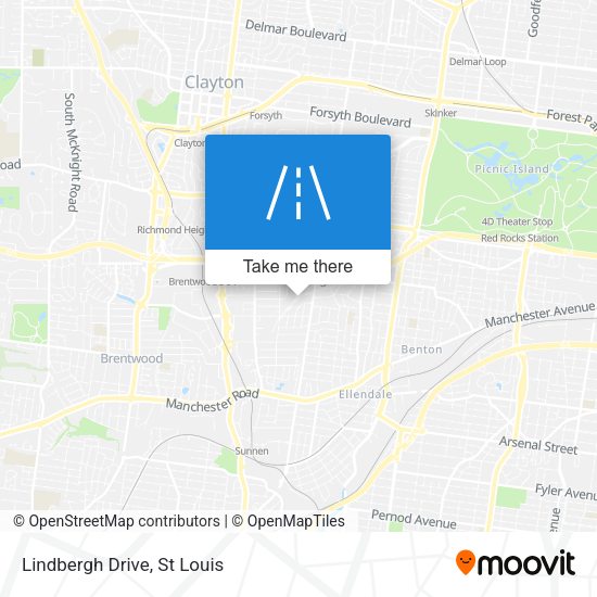 Mapa de Lindbergh Drive