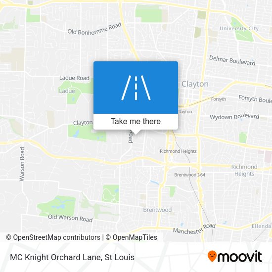 MC Knight Orchard Lane map