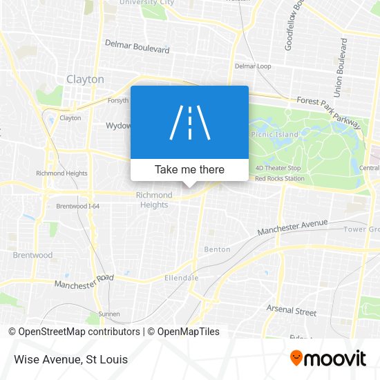 Mapa de Wise Avenue