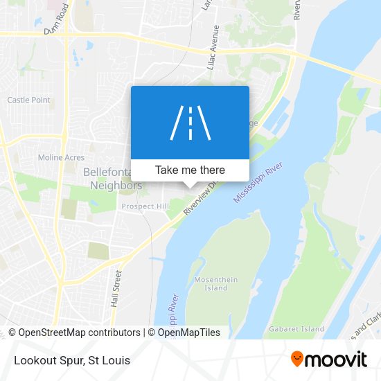 Mapa de Lookout Spur
