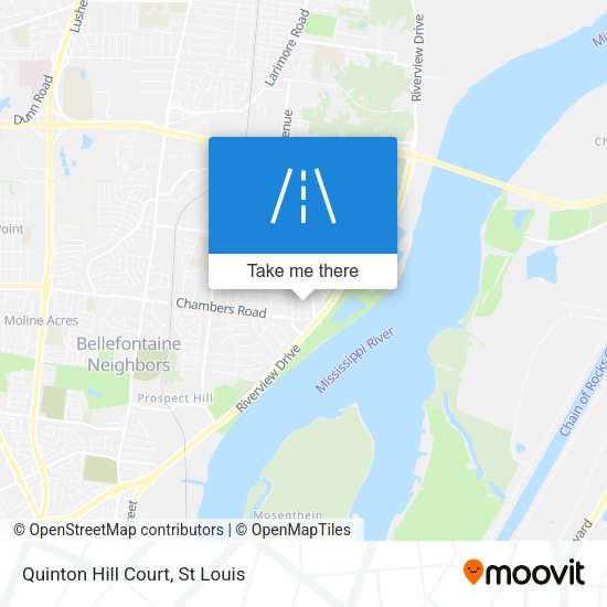 Quinton Hill Court map