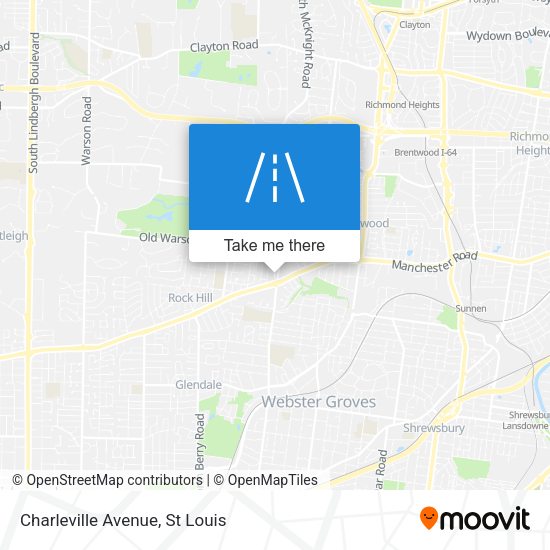 Charleville Avenue map