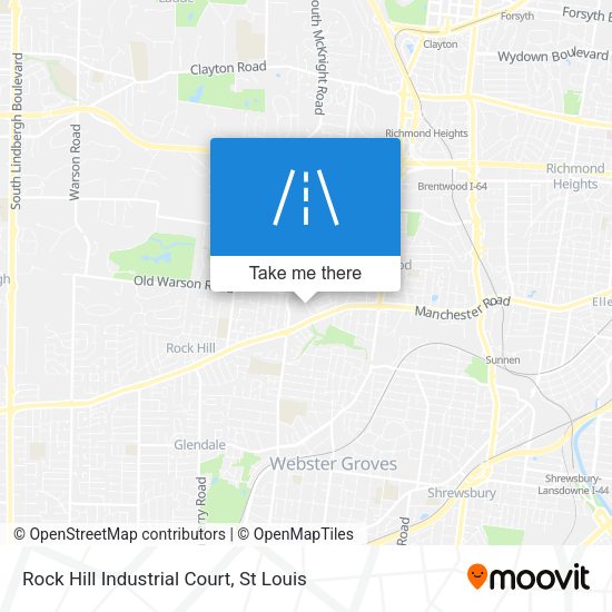 Rock Hill Industrial Court map