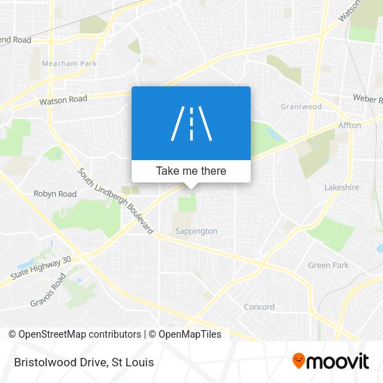 Mapa de Bristolwood Drive