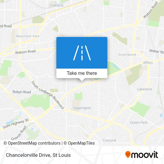 Chancelorville Drive map
