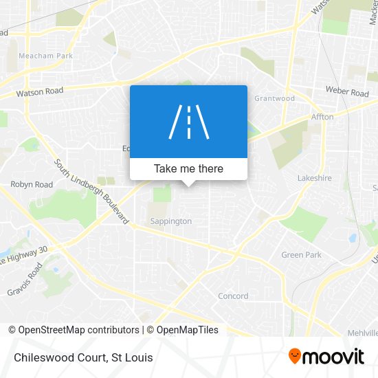 Mapa de Chileswood Court