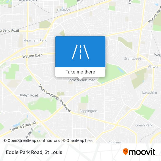 Mapa de Eddie Park Road