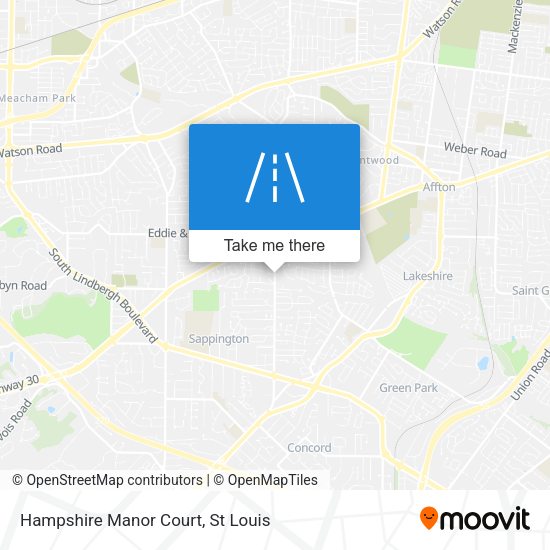 Hampshire Manor Court map