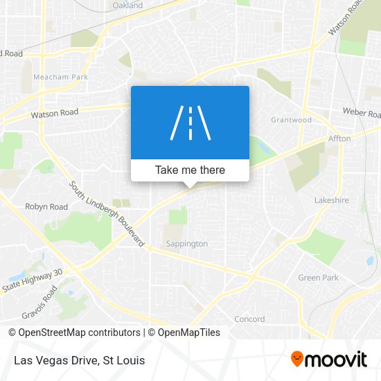 Las Vegas Drive map