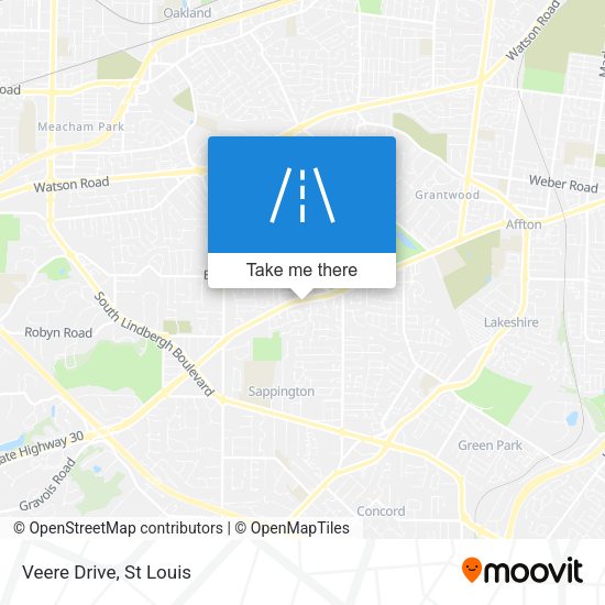 Mapa de Veere Drive