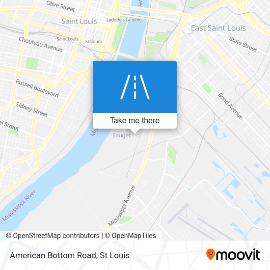 American Bottom Road map