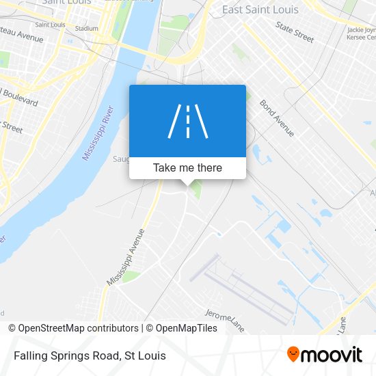 Mapa de Falling Springs Road