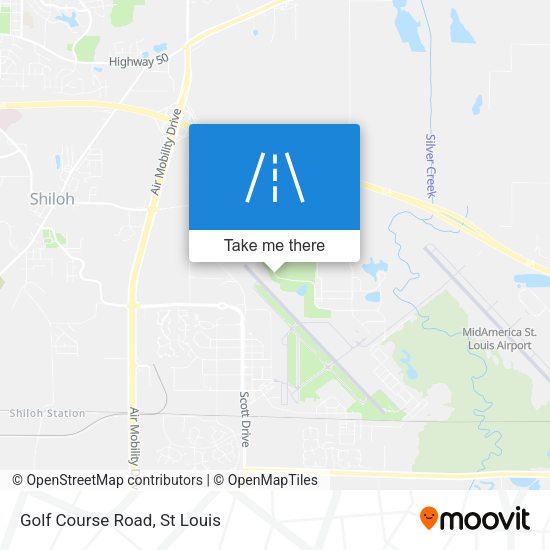 Mapa de Golf Course Road