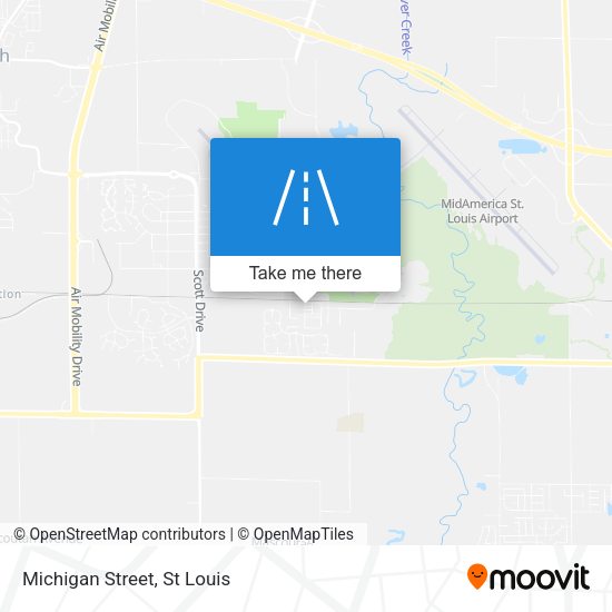 Mapa de Michigan Street