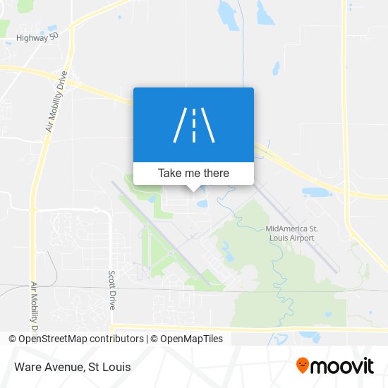 Mapa de Ware Avenue