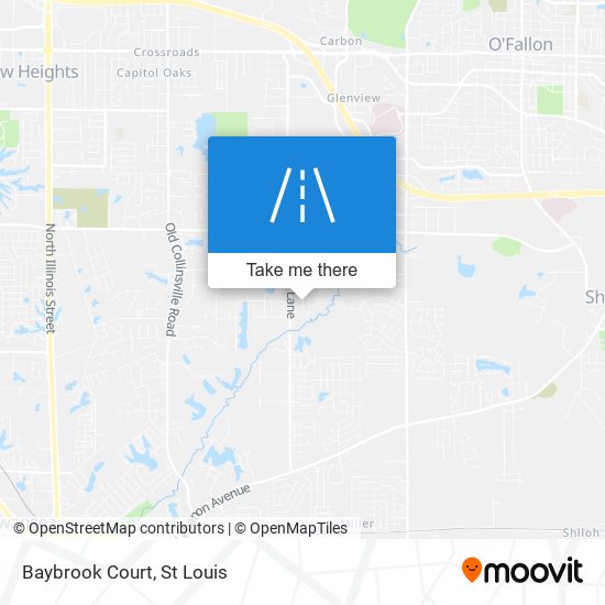 Mapa de Baybrook Court