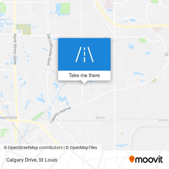 Calgary Drive map