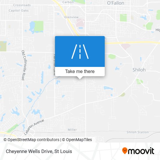 Cheyenne Wells Drive map