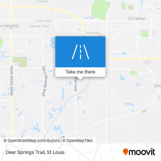 Deer Springs Trail map