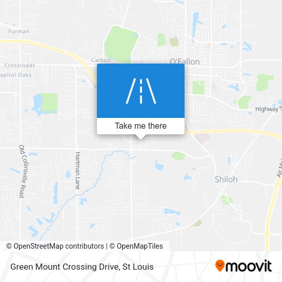 Green Mount Crossing Drive map