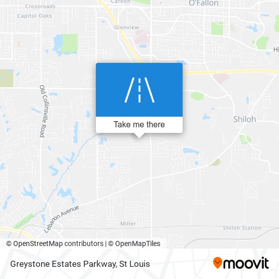 Mapa de Greystone Estates Parkway