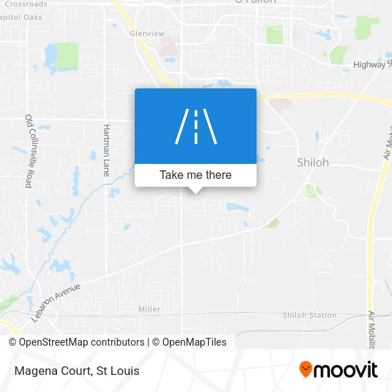 Magena Court map