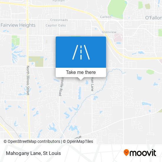 Mapa de Mahogany Lane