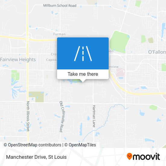 Mapa de Manchester Drive