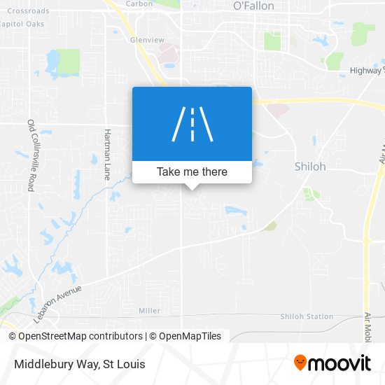 Middlebury Way map