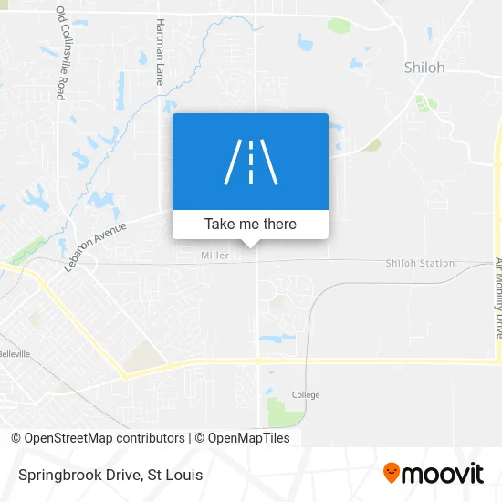 Springbrook Drive map