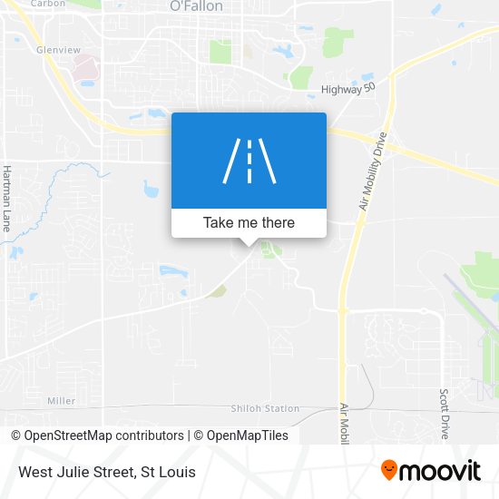 Mapa de West Julie Street